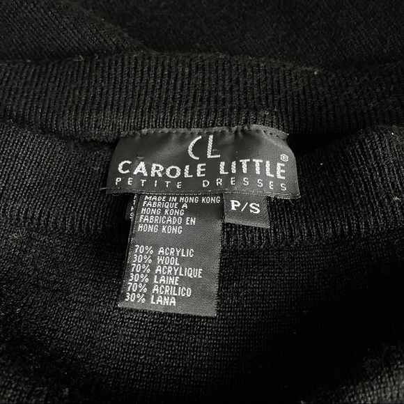 VTG Carole Little Wool Blend Knit Skirt - Picture 7 of 8